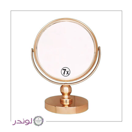 آینه پایه کوتاه طلایی