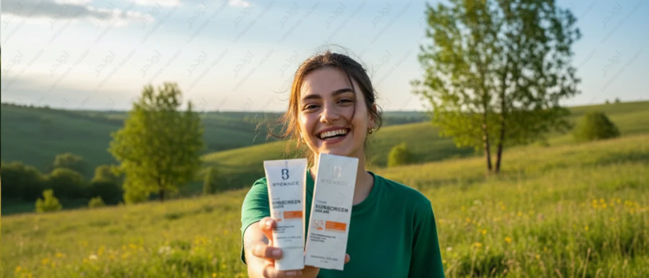 کرم ضد آفتاب پوست خشک بیزانس در ۴ رنگ مختلف بژ روشن تا برنز