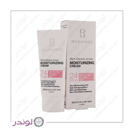 کرم آبرسان پوست خشک بیزانس حاوی هیالورونیک اسید و پپتید
