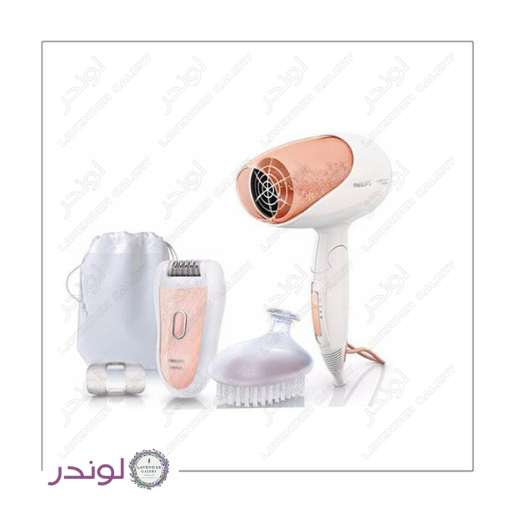 ست سشوار و اپیلیدی فیلیپس HP6542