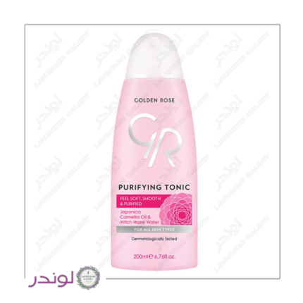 تونر گلدن رز 200 میل پاک کننده و آبرسان انواع پوست