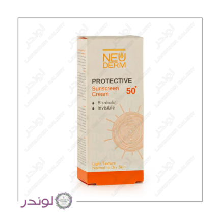 کرم ضد آفتاب بی رنگ نئودرم SPF50 برای پوست خشک و نرمال