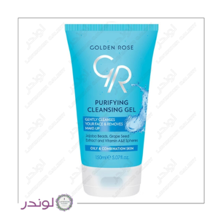 ژل پاک کننده صورت گلدن رز 150 میل با عصاره جوجوبا