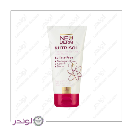 ماسک مو کراتینه فاقد سولفات نوتریسل نئودرم 150 میلی‌لیتر مناسب موهای خشک و وز